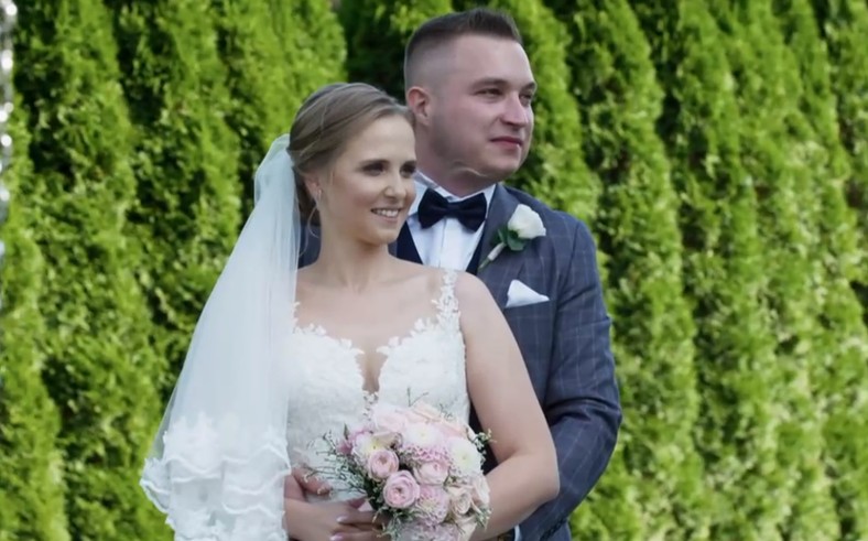 "Boda a primera vista".  Agnieszka y Kamil durante la sesión de bodas 