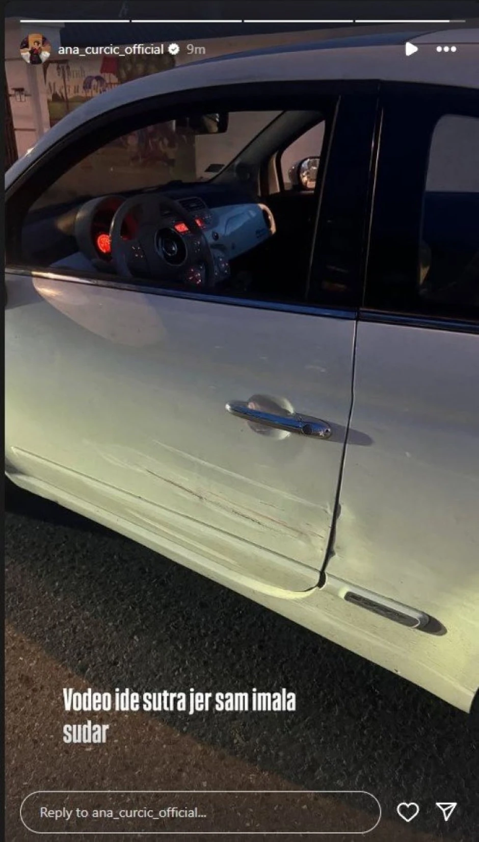 Ana Ćurčić objava