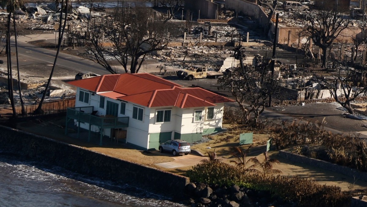 Kuća koja je preživela požar na Havajima