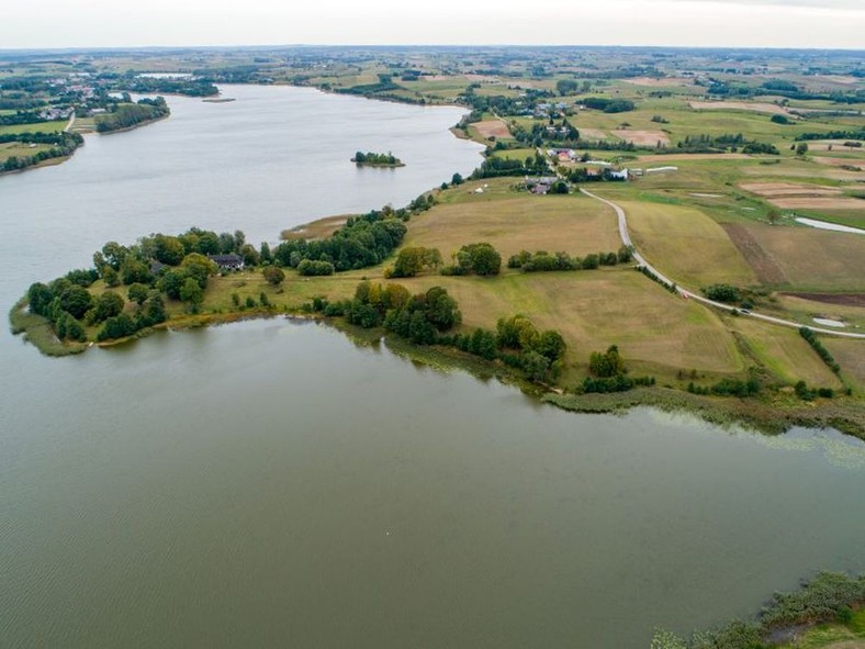 Półwysep w miejscowości Burniszki