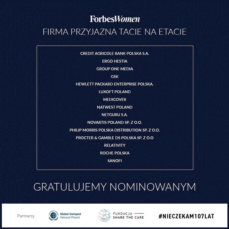 Firma przyjazna tacie na etacie