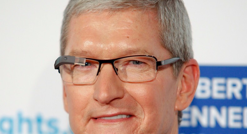 Not a real picture of Apple CEO Tim Cook.