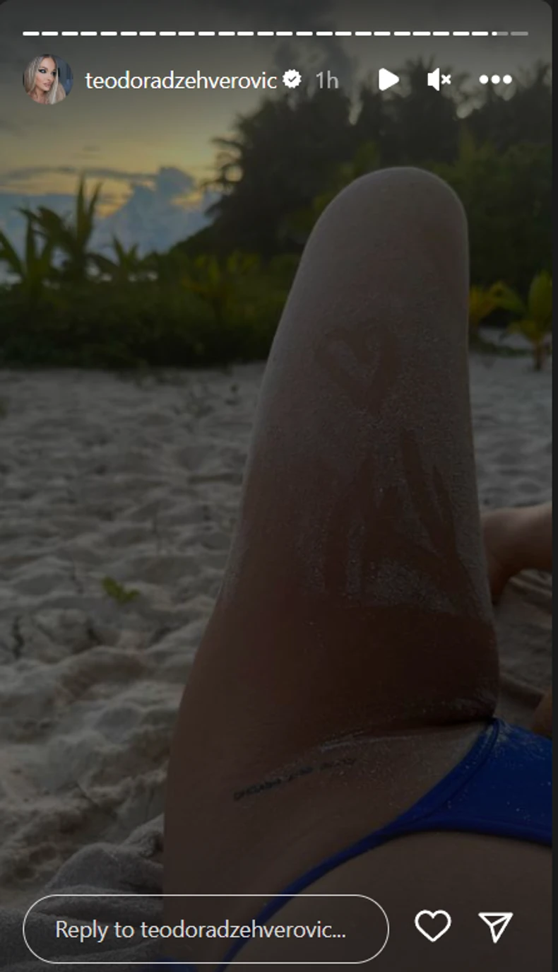 Teodora Džehverović na Sejšelima