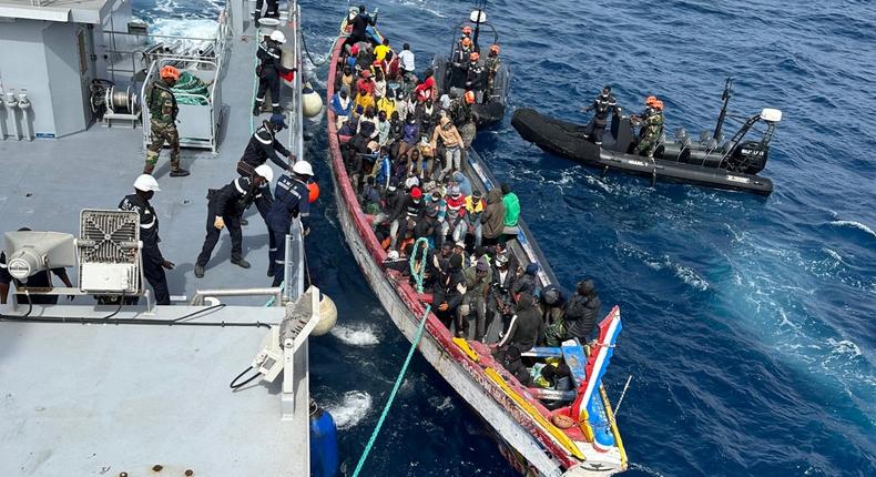 Operation de la marine nationale contre la migration clandestine