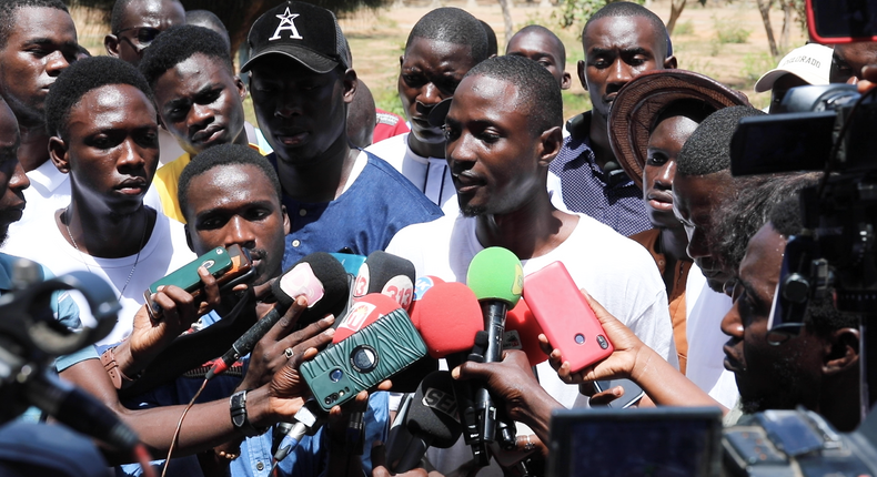 Alioune Diallo, président de l'Amicale des étudiants de la Fac de Médecine