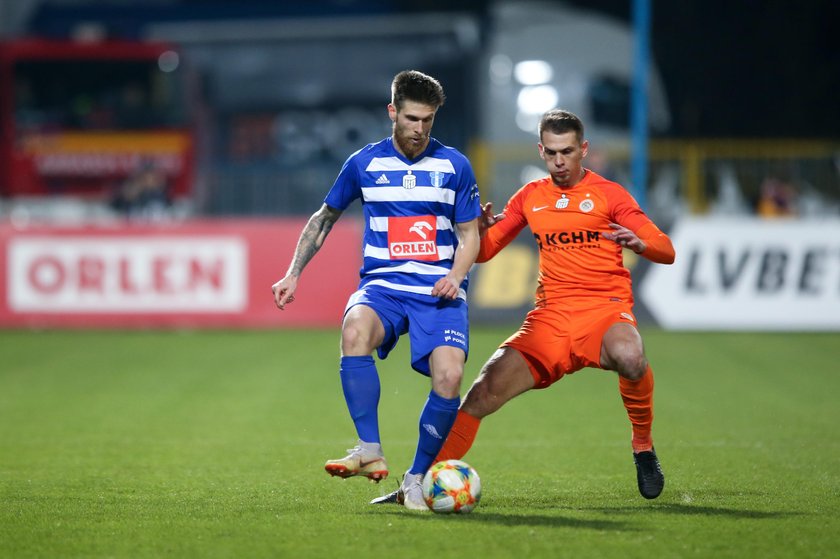 Pilka nozna. Ekstraklasa. Wisla Plock - Zaglebie Lubin. 29.03.2019