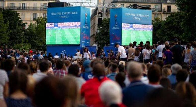 Fan Zone à Paris