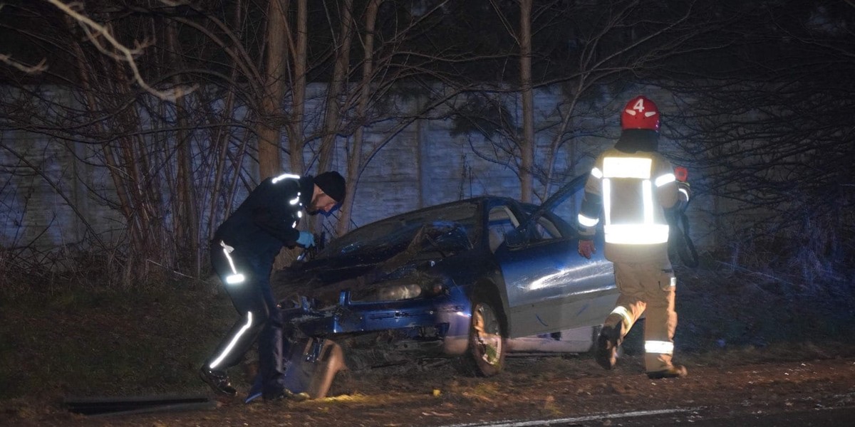 Tragedia pod Sieradzem. Pijany kierowca potrącił dwóch chłopców na rowerach. 13-latek nie przeżył 