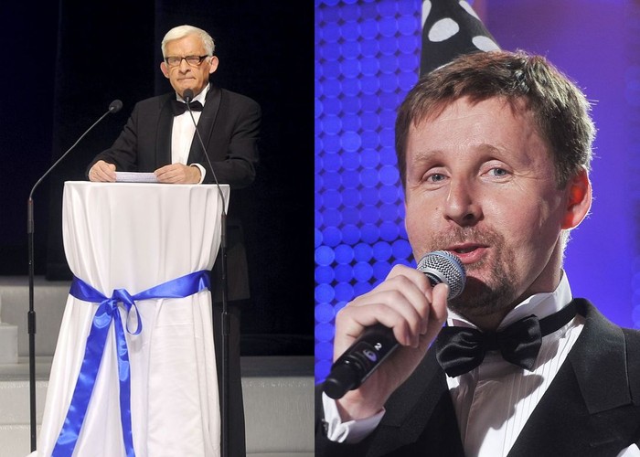 Jerzy Buzek i Marek Migalski. 'Jedynki' na Śląsku: PO - Jerzy Buzek, PiS - Bolesław Piecha, SLD - Adam Gierek, Europa Plus Twój Ruch - Kazimierz Kutz, Polska Razem - Marek Migalski, PSL - Stanisław Dąbrowa, Solidarna Polska - Tomasz Adamek, Kongres Nowej Prawicy - Janusz Korwin-Mikke