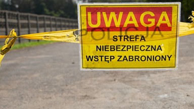 Strach w Trzebini. Ziemia zapadła się na trzy metry