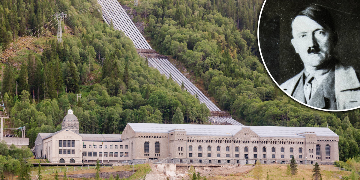 Fabryka Norsk Hydro w Vemork była położona w dolinie, na zboczu góry, w trudno dostępnym terenie. To tam hitlerowcy produkowali ciężką wodę.
