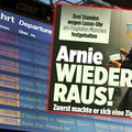 Arnold Schwarzenegger wpadł na lotnisku. Niemieckie służby nie miały litości