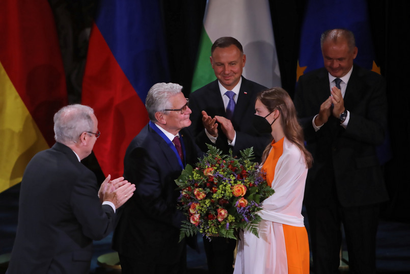 Joachim Gauck, Andrzej Duda, Andrej Kiska, Dieter Gobbers