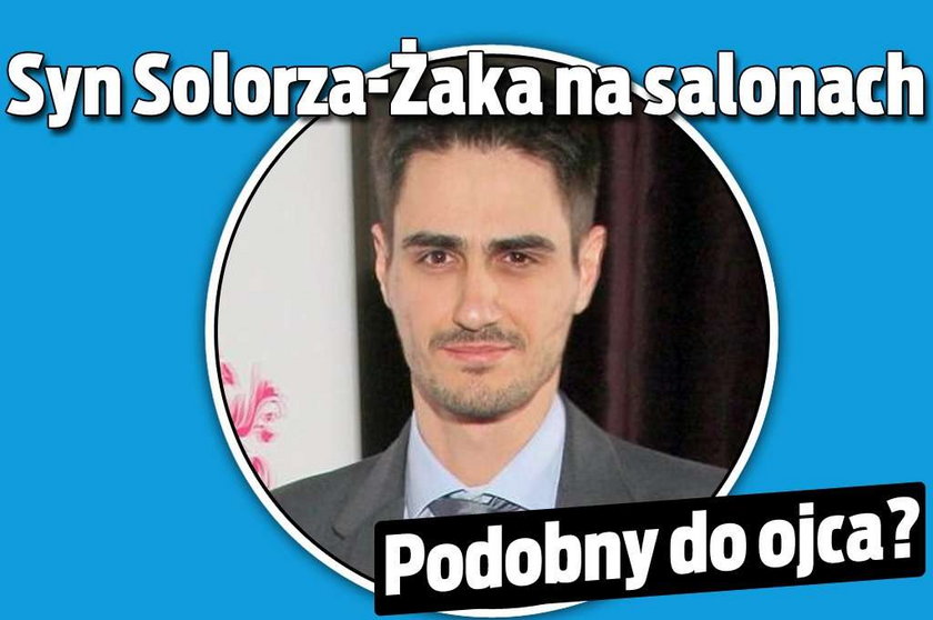 Syn Solorza-Żaka na salonach. Podobny do ojca? Foto