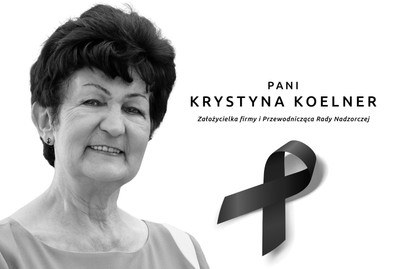Krystyna Koelner nie żyje. 'Stworzyła firmę będącą obecnie globalnym liderem'