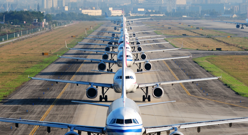 In 2018, the International Council on Clean Transportation reported that commercial aviation operations including airline flights accounted for 2% of the world's carbon dioxide emissions that stemmed from utilizing fossil fuels.