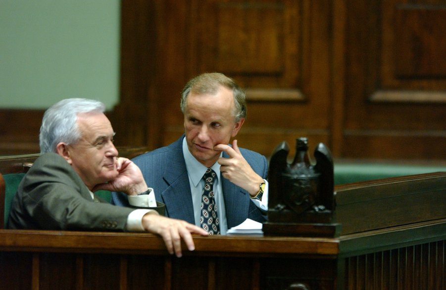 Prof. Grzegorz Kołodko i Leszek Miller