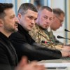 Volodimir Zelenski i Mihailo Fedorov (C) na sastanku u Kijevu 11. maja
