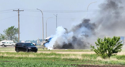 Makabra na drodze. Ciężarówka zderzyła się z minibusem. Wiele ofiar