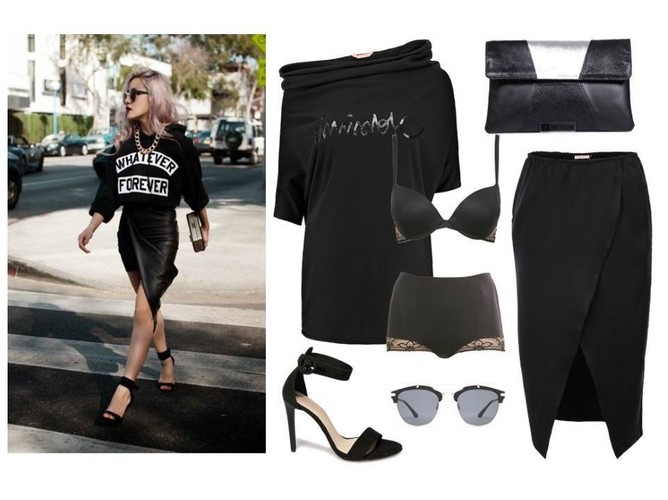 Wiosna w czerni. STYLIZACJE