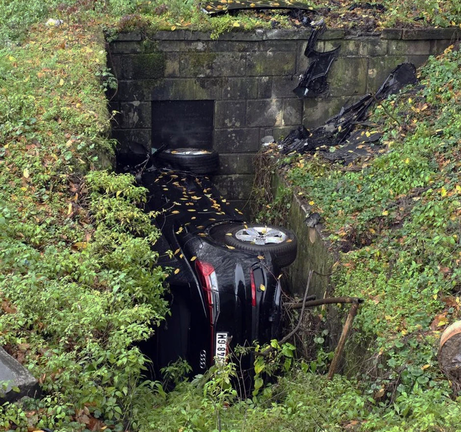 Automobil "audi" u kojem su pronađena tela Ane i Aleksandra