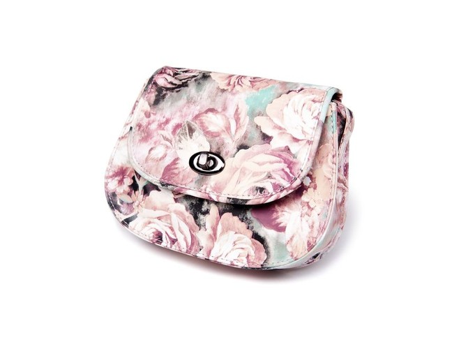 Torebeczka w kwiaty w słodkich pastelach. Reserved