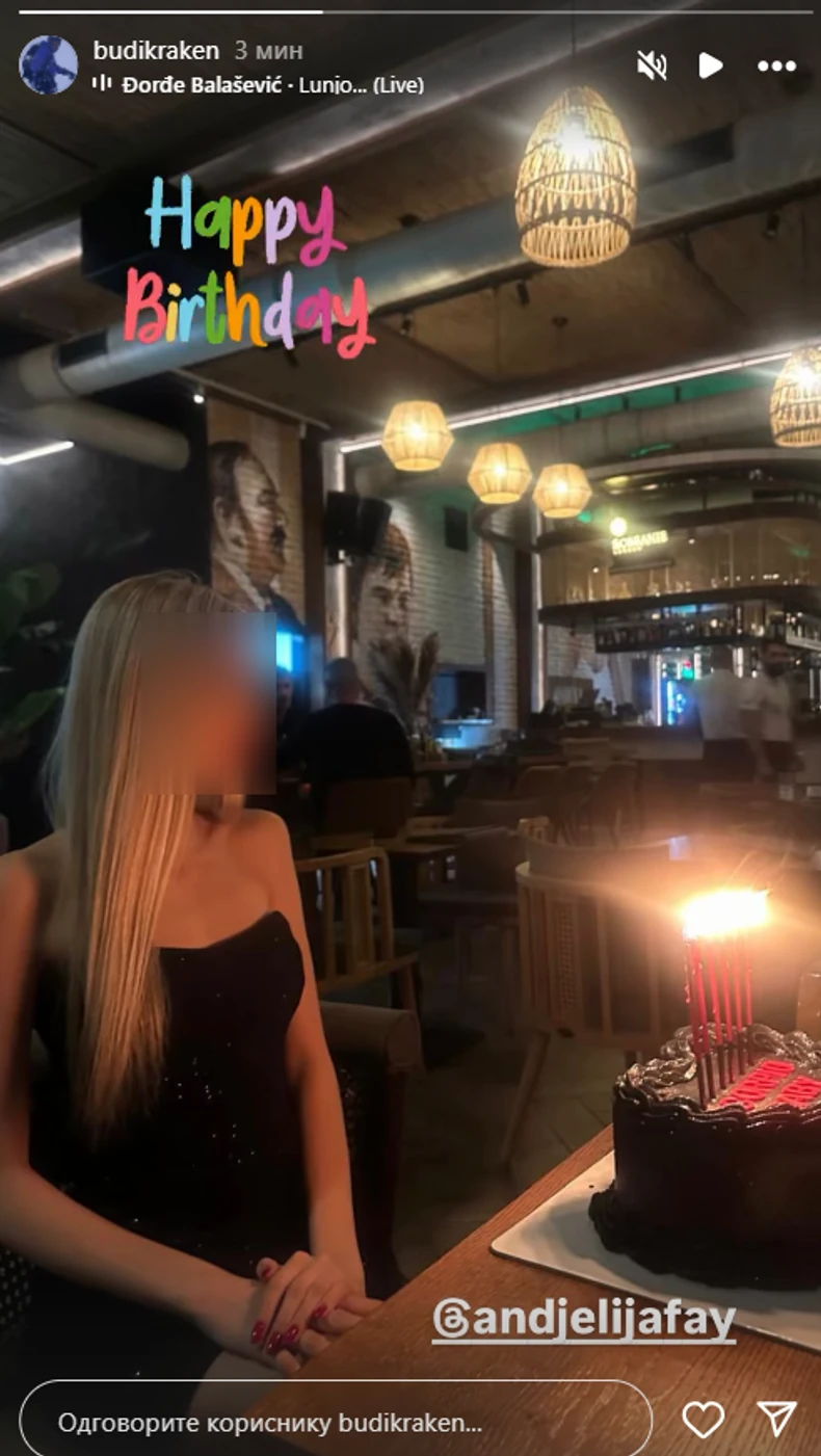 Ćerka Čede Jovanovića proslavlja rođendan