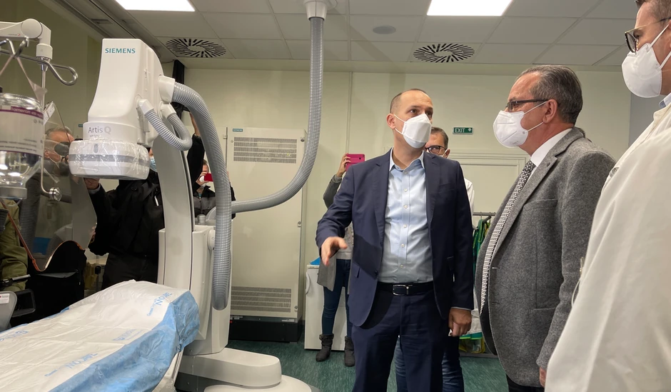 Ministar Lončar i direktor Perišić