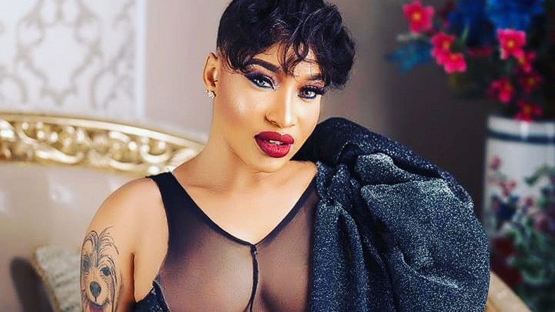 Tonto Dikeh's birthday is coming soon and she will be gifting herself a new pair of boobs [Instagram/TontoDikeh]