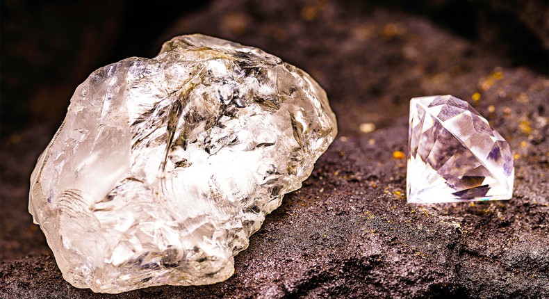 Top 10 African countries with the highest diamond production values