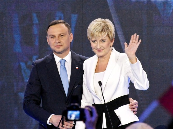 Agata Kornhauser-Duda i Andrzej Duda