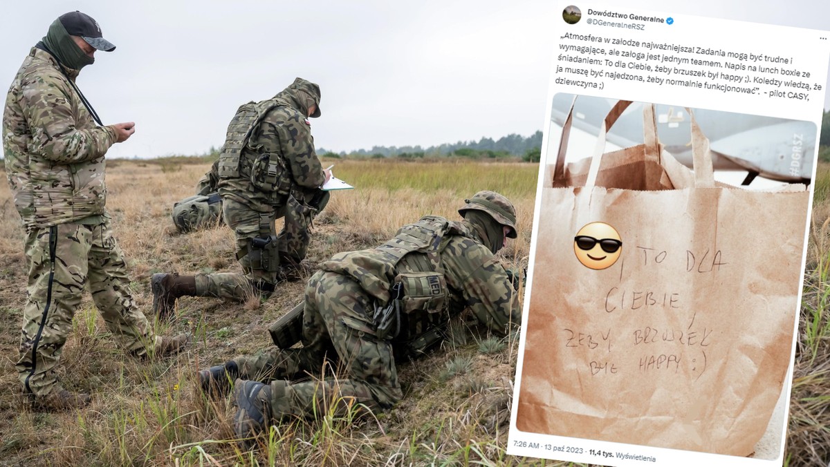 Przedziwny wpis wojskowego Dowództwa Generalnego. "Żeby brzuszek był happy"