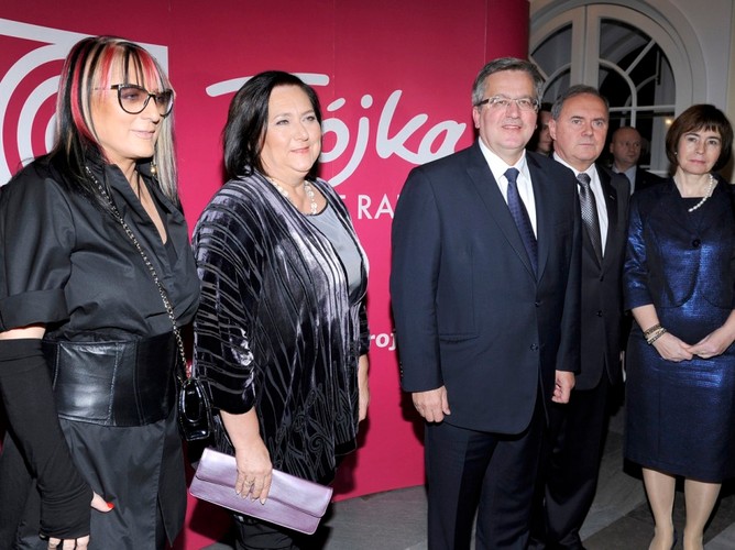 Anna i Bronisław Komorowscy