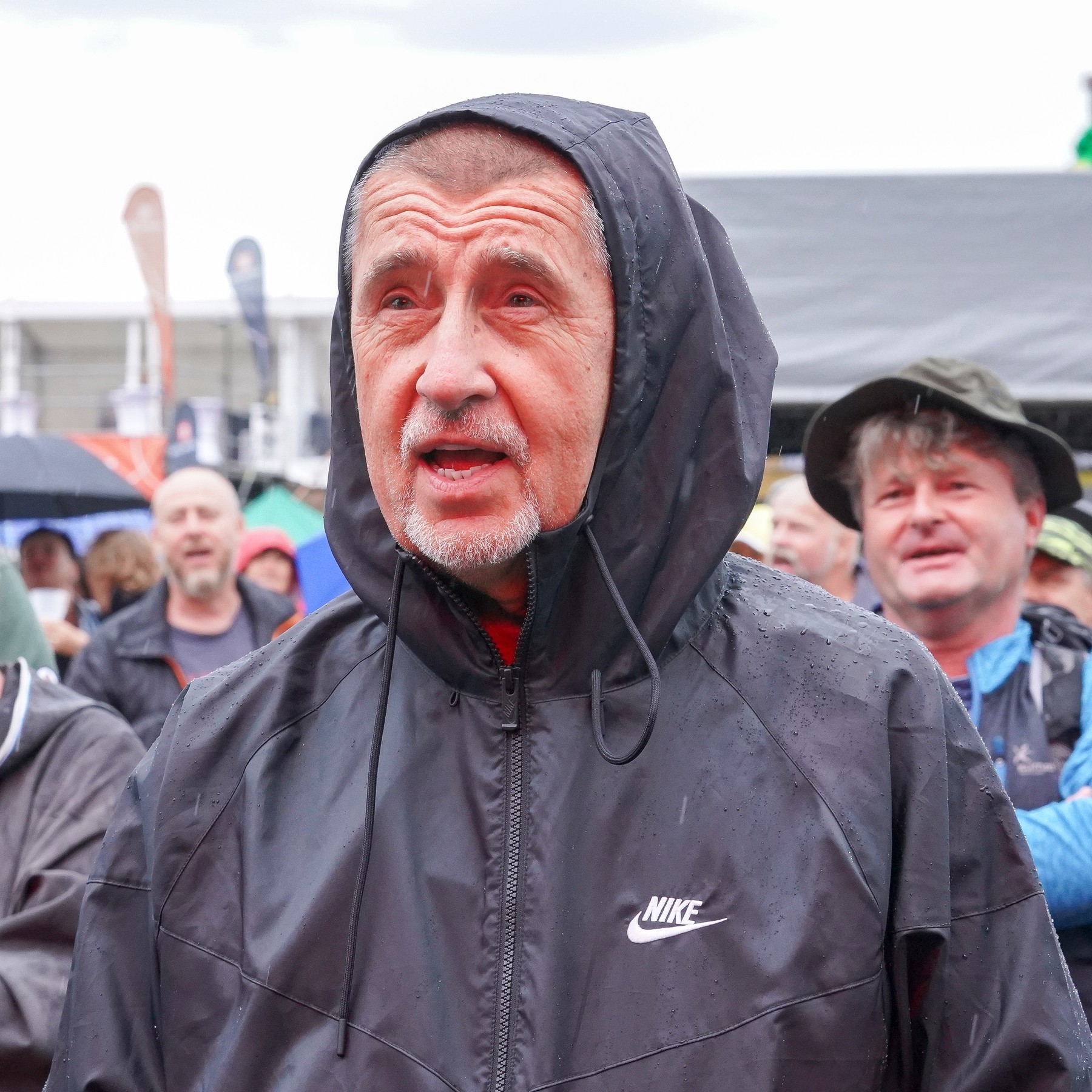 Babiš na poslednom koncerte Patejdla na festivale Benátská.