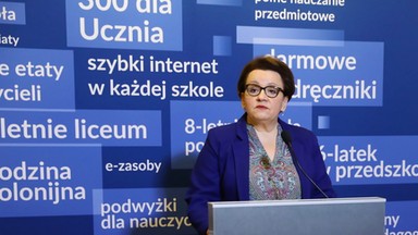 Anna Zalewska: egzaminy po gimnazjum i po ósmej klasie generalnie przebiegły bez zakłóceń