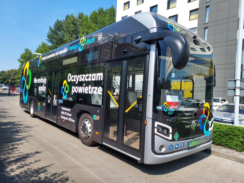 Tym autobusem nasi siatkarze jeżdżą z hotelu do Spodka