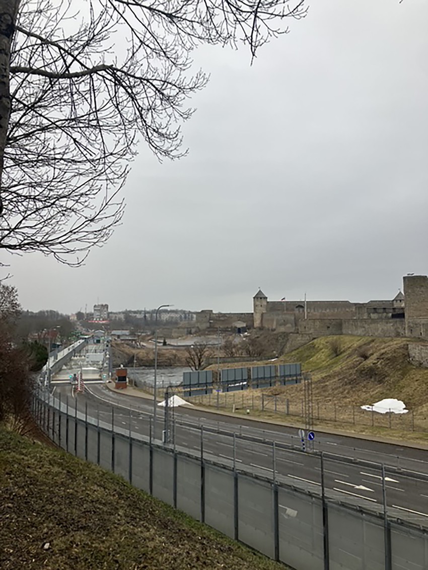 Granica Estonije, zemlje EU i NATO, i Rusije