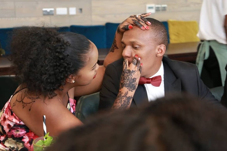 Ben Kitili with his Wife Amina Mude (Instagram) 