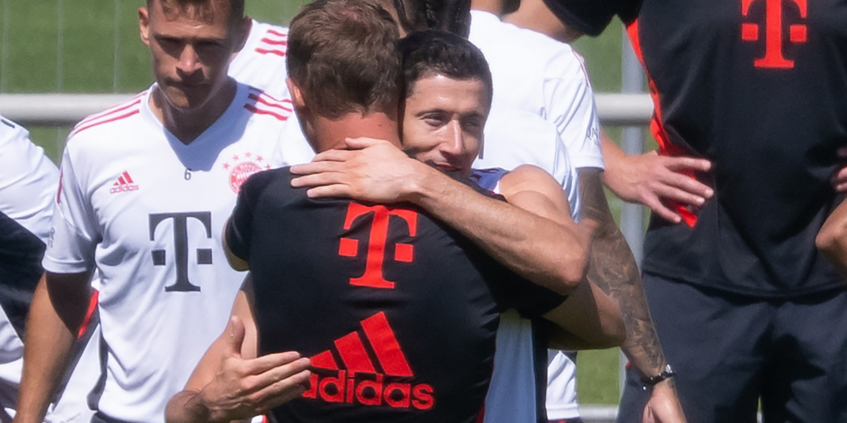 Robert Lewandowski zaliczył ostatni trening w Bayernie Monachium. 