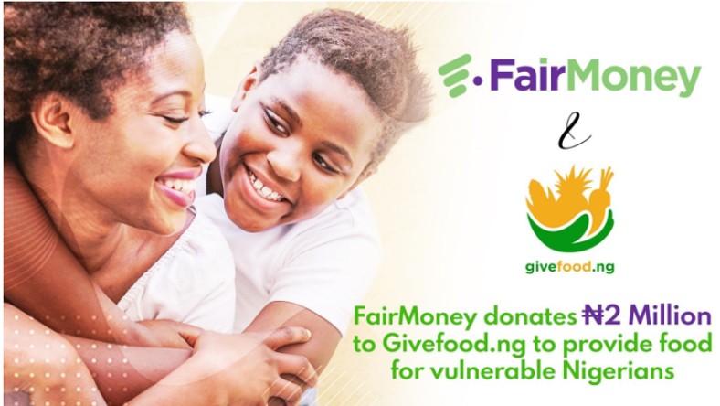 FairMoney donates N2 Million to Givefood.ng to provide food for vulnerable Nigerians during this lockdown