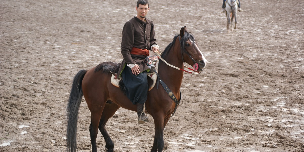 Mateusz Gieryn na planie Wspaniałego stulecia