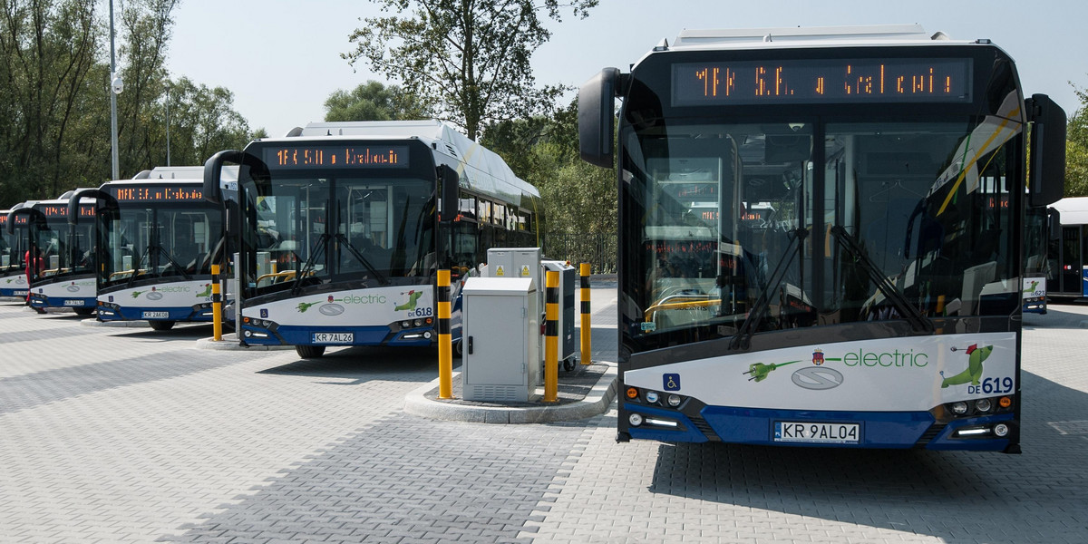 Autobusy elektryczne w Krakowie 