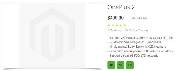 OnePlus 2 pojawił się w ofercie Oppomart i przy okazji poznajemy nowe szczegóły