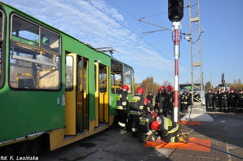 Ćwiczenia MPK i strażaków