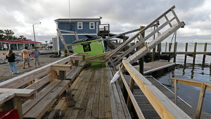 Irdatlan pusztítást végzett az Egyesült Államok keleti partvidékén tomboló Ézsaiás hurrikán