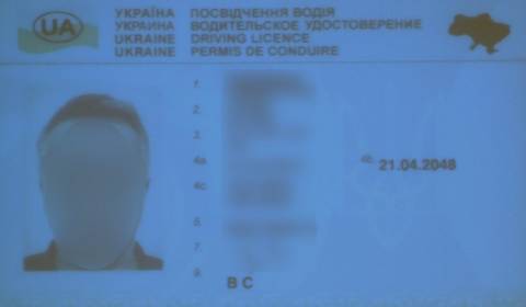 Okazane ukraińskie prawo jazdy od razu wzbudziło wątpliwości