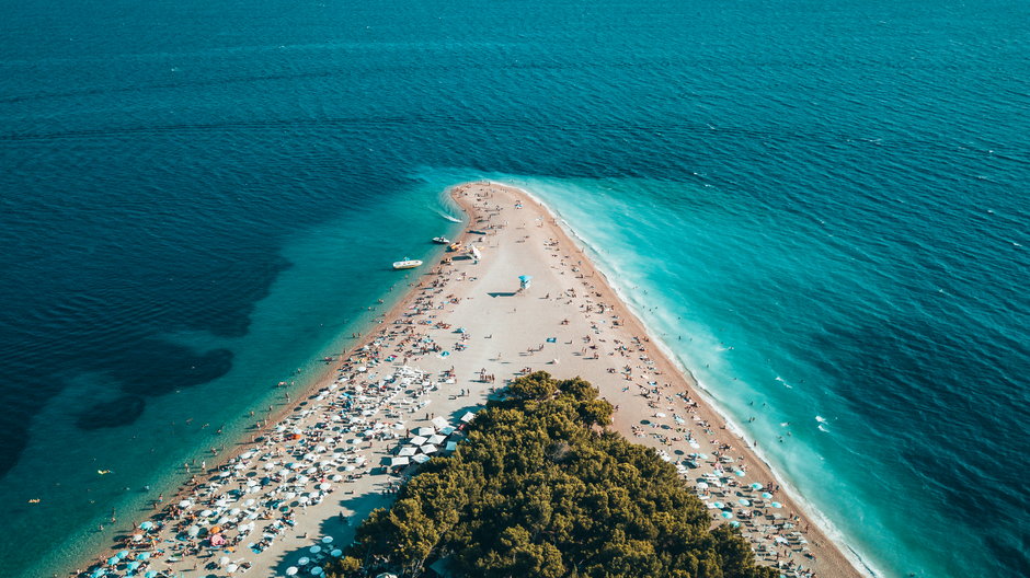 Plaża Złoty Róg, Chorwacja