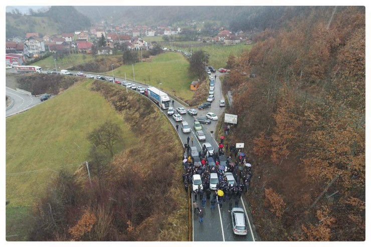 crna gora protest blokade 