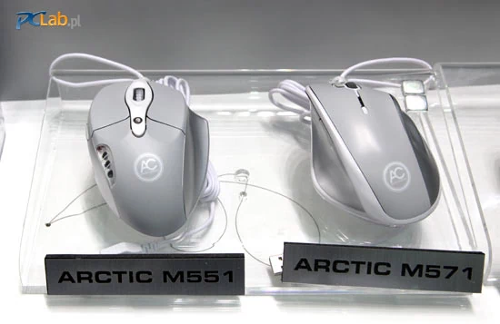 Nowa kategoria produktów w ofercie Arctic – myszy komputerowe. Na zdjęciu modele dla graczy