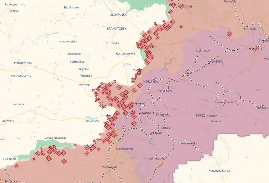 Mapa, Pokrovsk, Dip Stejt, 2. septembar